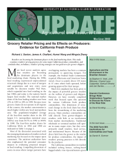 Grocery Retailer Pricing and Its Effects on Producers: Evidence for