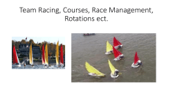 Team Racing, Courses, Race Manage