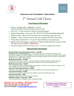 First Annual ALF Golf Classic