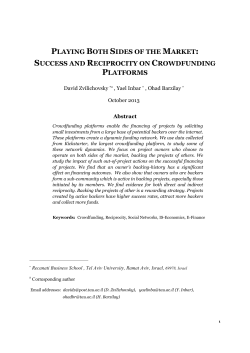PLAYING BOTH SIDES OF THE MARKET: SUCCESS AND