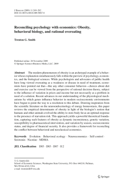 Reconciling psychology with economics