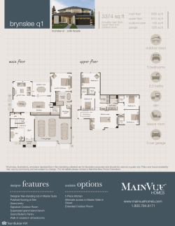 brynslee q1 - MainVue Homes