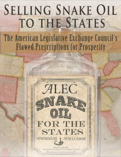 Selling Snake Oil to the States