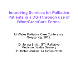 Jenna Smith 26.09.12 No 24 - Improving Services for Pall Patients