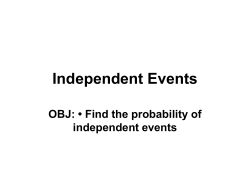Independent Events