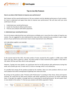 Tips to Use My Products