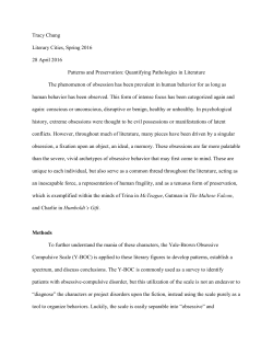 Chung Tracy Chung Literary Cities, Spring 2016 28 April 2016