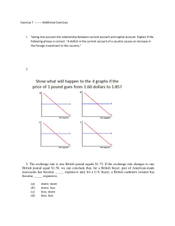 Exercise 7 --------Additional Exercises Taking into account the