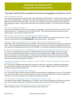 activate your PayFlex Card