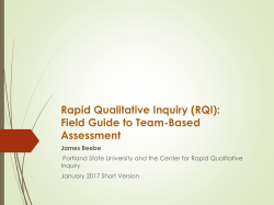 Mini-RAP vs RQI - Rapid Qualitative Inquiry