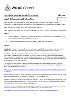 Section 42 Local Guidance Safeguarding Adults (Word 280KB)