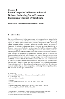 From Composite Indicators to Partial Orders