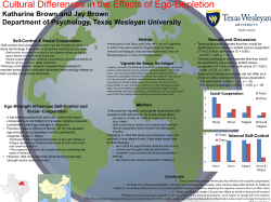 Stress and Fatigue Cause Decrements in both Self