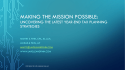 Making the Mission Possible: Uncovering the latest year