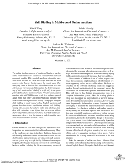 Shill Bidding in Multi-Round Online Auctions