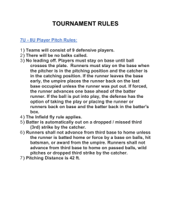 TOURNAMENT RULES - Travel Baseball Central