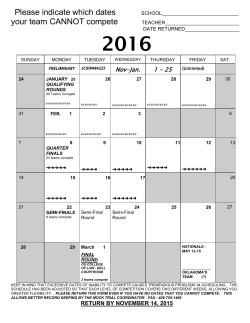 your team CANNOT compete - Oklahoma Bar Association