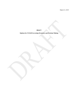 Annex I: Table of how option addresses challenges