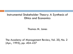 In agency theory