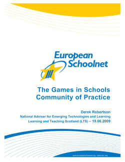 eun visual identity - Games in Schools