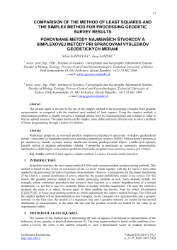 Comparison of the Method of Least Squares and the Simplex