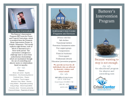 Batterer`s Intervention Program