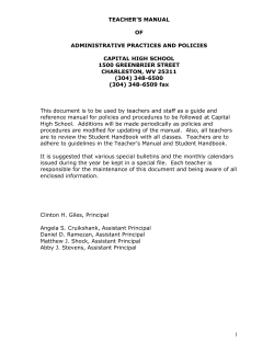 TEACHER`S MANUAL OF ADMINISTRATIVE PRACTICES AND