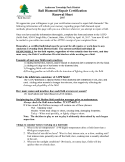 A CHANCE TO PLAY - Anderson Township Park District