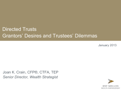 Directed Trusts