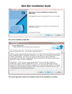 Qbit-Xfer Installation Guide Now