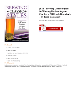 Brewing Classic Styles: 80 Winning Recipes Anyone Can