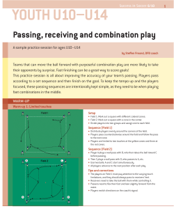 Passing, receiving and combination play