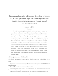 Understanding price stickiness: firm