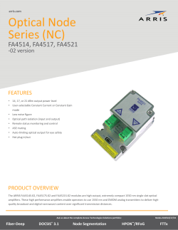Optical Node Series (NC)