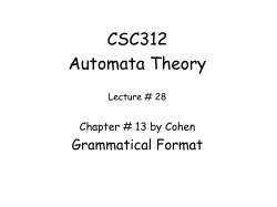 Languages and Finite Automata