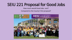 SEIU 221 Opening Proposals
