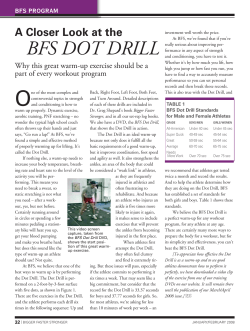 bfs dot drill - Bigger Faster Stronger