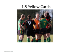 1.5 Yellow Cards - Bristol Referees Society
