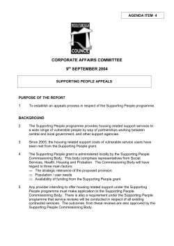 SUPPORTING PEOPLE APPEALS V3