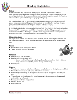 Bowling Study Guide-3