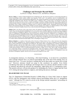 Challenges and Strategies Beyond Relief