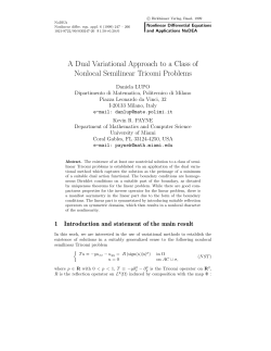 A Dual Variational Approach to a Class of Nonlocal Semilinear