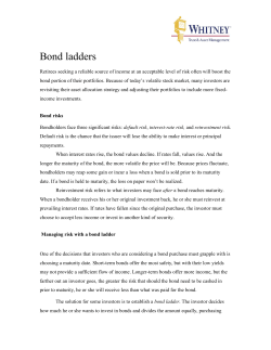 Is it time for a bond ladder strategy