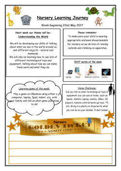 Nursery Learning Journey 22.05.2017
