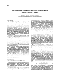 Equilibrium Tropical Cyclone Size in an Idealized State of