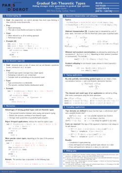 Gradual Set-Theoretic Types Adding stronger static guarantees to