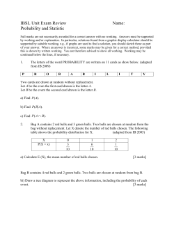 Probability Review_updated to 2013 Probability