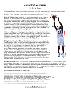 Jump Shot Mechanics