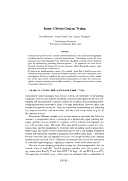 Space-Efficient Gradual Typing - Sage