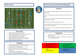 Take a chance ! How to play? Challenges Progressions Questions